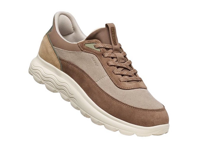 baskets et sneakers - Confort - femme - Cuir - Marron - Geox5945502_3