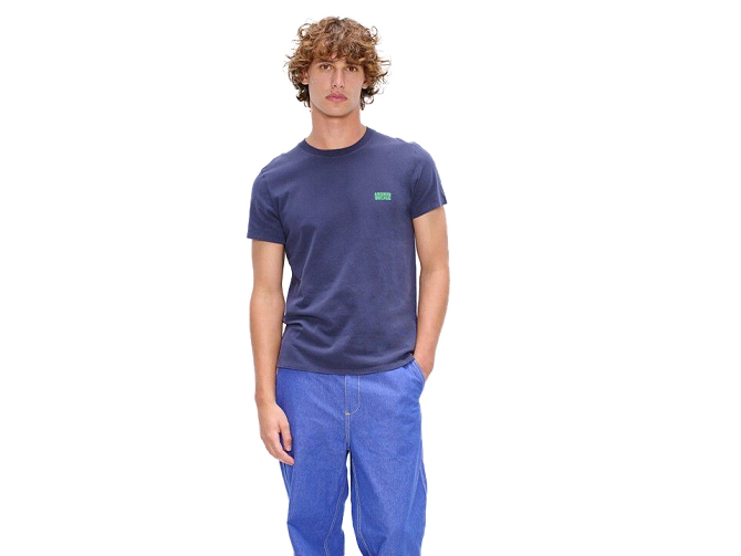 tee shirt - MANCHE COURTE - vetement homme - Coton - Bleu Marine - American vintage5950006_3
