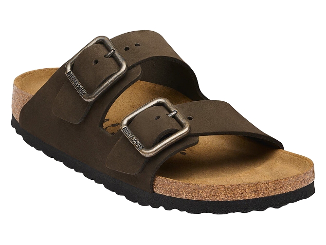 nu pieds - Sandales - homme - Cuir Gras - Marron - Birkenstock