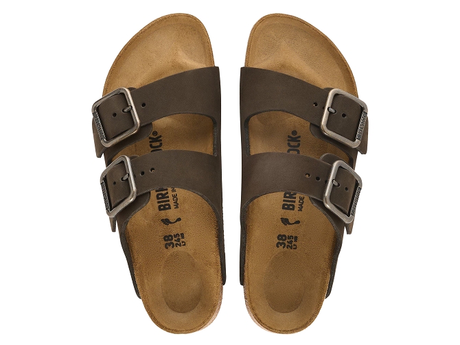 nu pieds - Sandales - homme - Cuir Gras - Marron - Birkenstock5950901_4