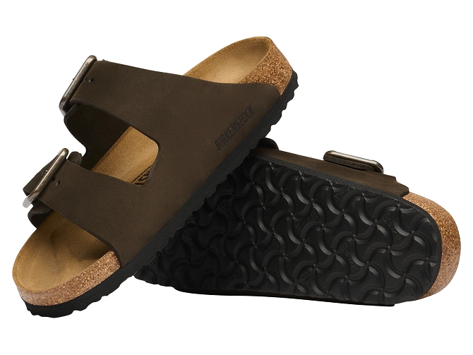 nu pieds - Sandales - homme - Cuir Gras - Marron - Birkenstock5950901_5