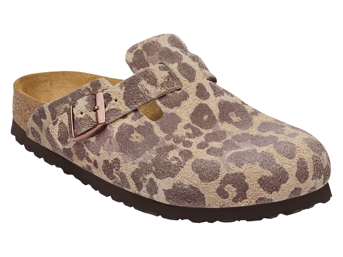 sandales et nu pieds - Mule Sabot - femme - Nubuck - Léopard - Birkenstock