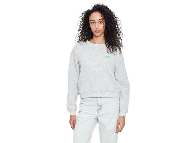 sweat - SANS CAPUCHE - vetement femme - Coton - Gris - American vintage5951801_3