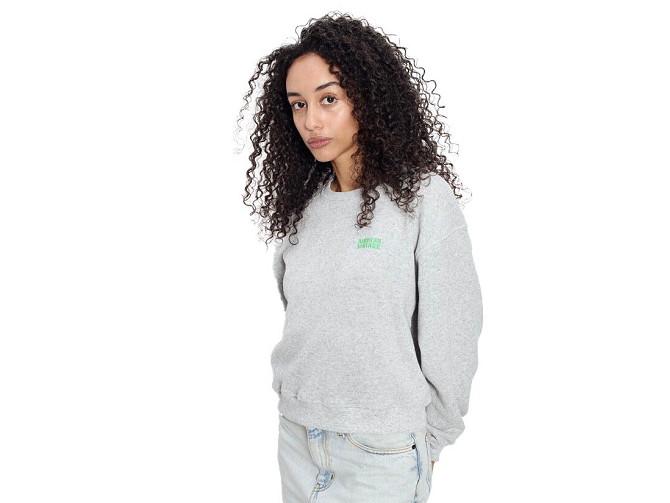 sweat - SANS CAPUCHE - vetement femme - Coton - Gris - American vintage5951801_4