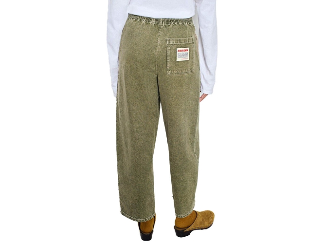 pantalon - JEANS - vetement femme - Coton - Vert - American vintage5951901_4