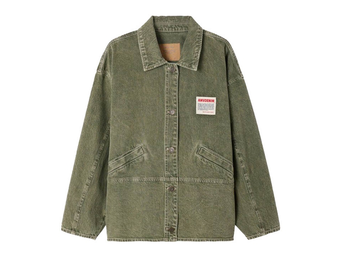 veste -   - vetement femme - Coton - Vert - American vintage