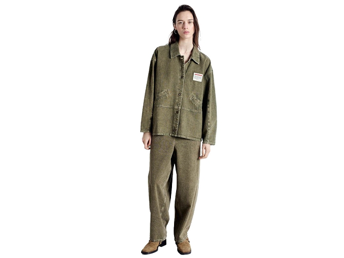 veste -   - vetement femme - Coton - Vert - American vintage5952001_3