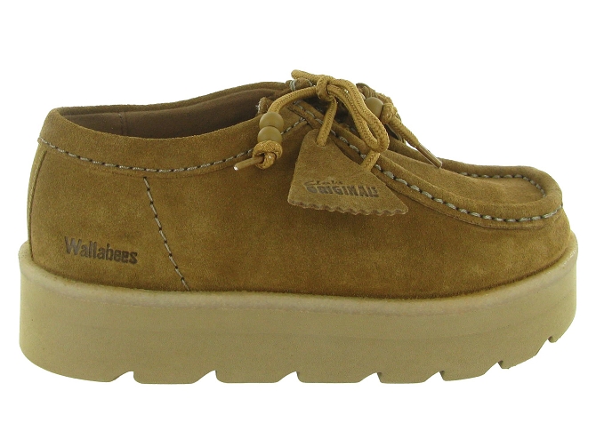 chaussures a lacets - Derby - femme - Nubuck - Marron - Clarks5953401_2