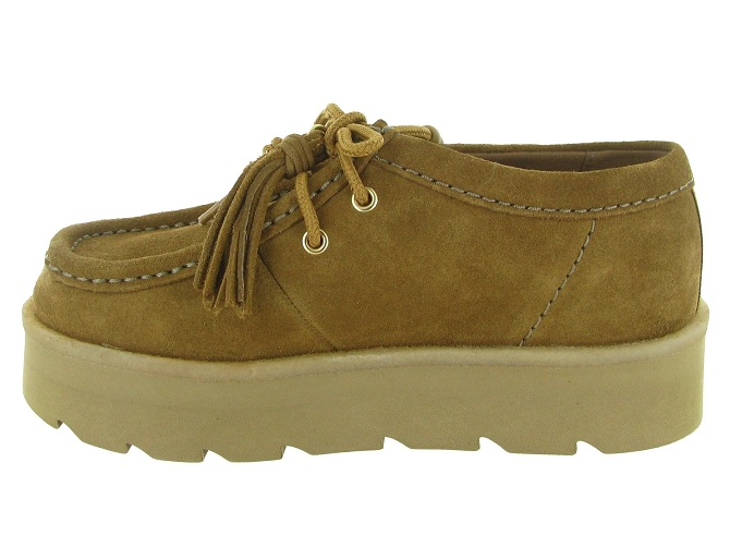 chaussures a lacets - Derby - femme - Nubuck - Marron - Clarks5953401_4