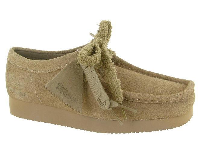 bottines et boots - Casual - femme - Nubuck - Beige - Clarks