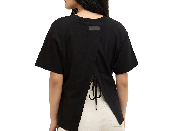 tee shirt - MANCHE COURTE - vetement femme - Coton - Noir - Barbour5955501_5