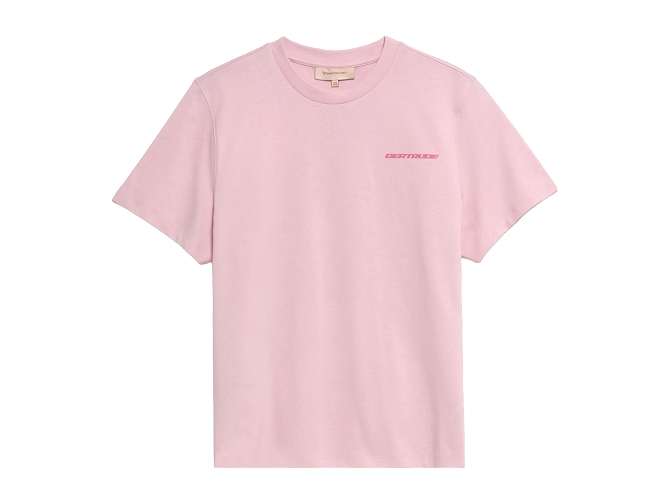 tee shirt - MC - vetement femme - Coton - Rose - Gertrude