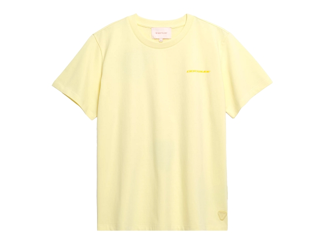 tee shirt - MC - vetement femme - Coton - Jaune - Gertrude