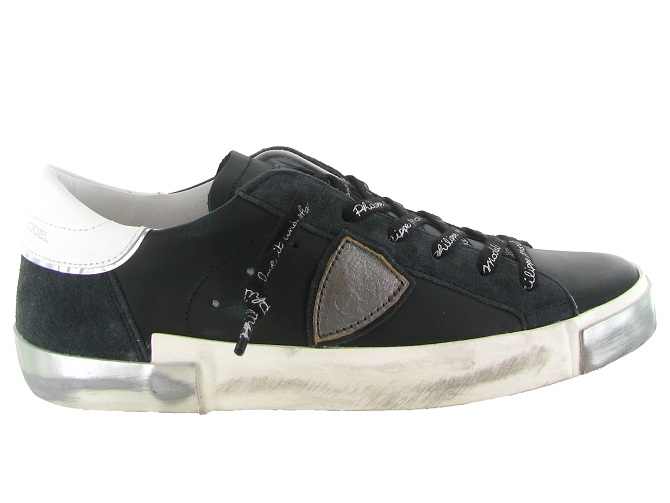 baskets et sneakers - Tendance - femme - Cuir - Noir - Philippe model5958301_2