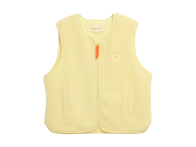 gilet - SM - vetement femme - Textile - Jaune - Gertrude
