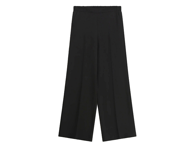 pantalon - DROIT - vetement femme - Coton - Noir - Imperial fashion