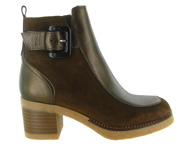 bottines et boots - Casual - femme - Nubuck - Chocolat - Minka design5988201_2