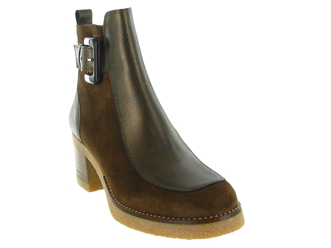bottines et boots - Casual - femme - Nubuck - Chocolat - Minka design5988201_3