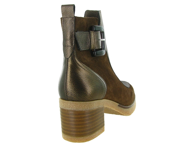 bottines et boots - Casual - femme - Nubuck - Chocolat - Minka design5988201_5