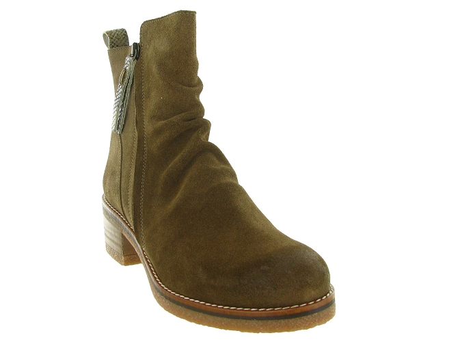bottines et boots - Casual - femme - Nubuck - Marron - Minka design5988301_3