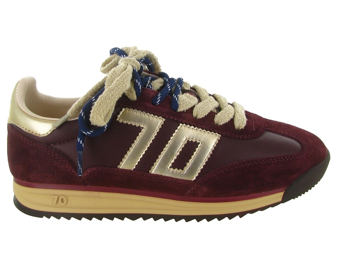baskets et sneakers - Tendance - femme - Nubuck - Bordeaux - Back705989002_2