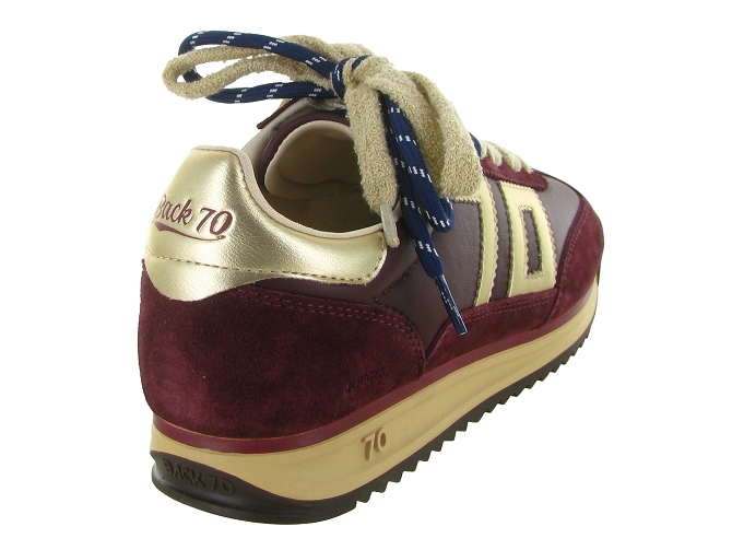 baskets et sneakers - Tendance - femme - Nubuck - Bordeaux - Back705989002_5