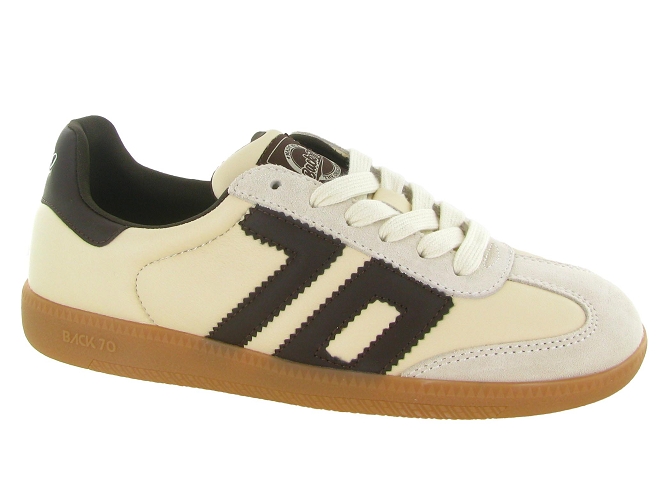 baskets et sneakers - Tendance - femme - Nubuck - Crème - Back70