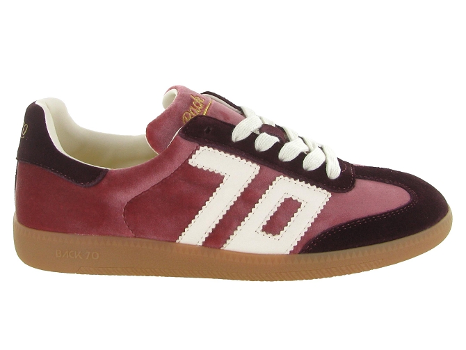 baskets et sneakers - Tendance - femme - Cuir - Bordeaux - Back705989401_2