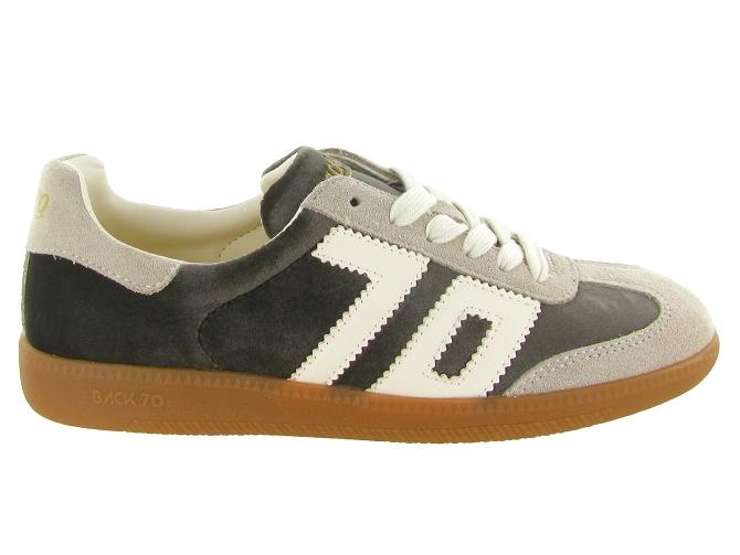 baskets et sneakers - Tendance - femme - Cuir - Gris - Back705989402_2
