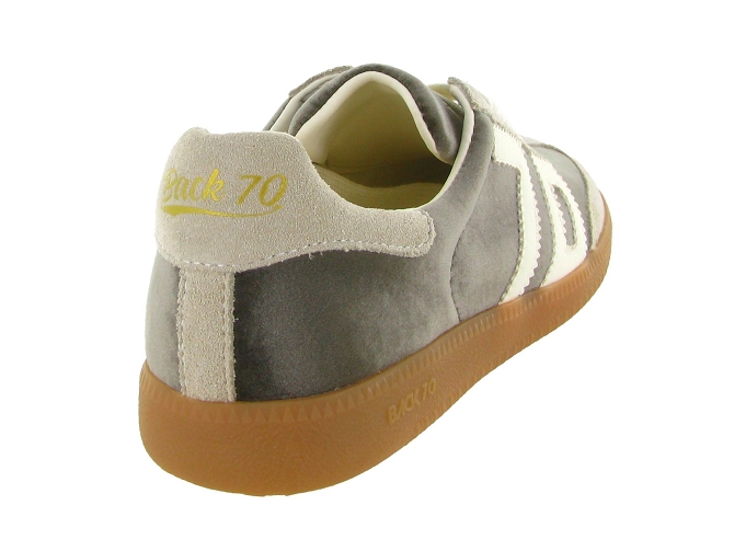 baskets et sneakers - Tendance - femme - Cuir - Gris - Back705989402_5