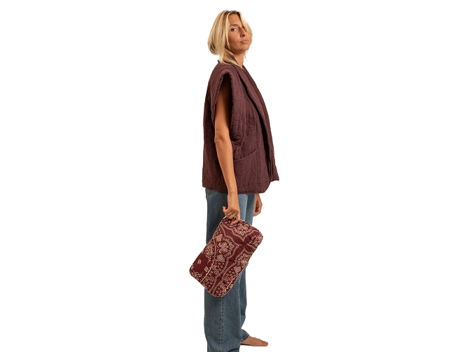 veste - SANS MANCHE - vetement femme - Coton - Bordeaux - Aokyanos5990202_3