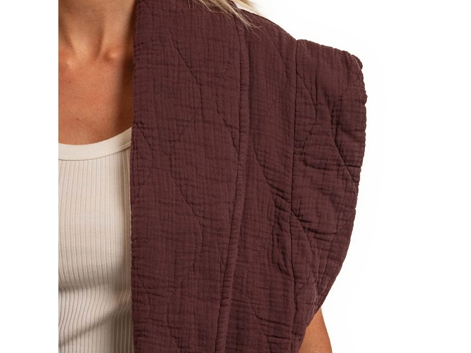 veste - SANS MANCHE - vetement femme - Coton - Bordeaux - Aokyanos5990202_5