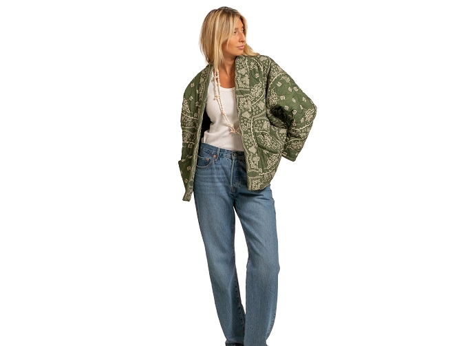 veste -   - vetement femme - Coton - Kaki - Aokyanos5990402_2