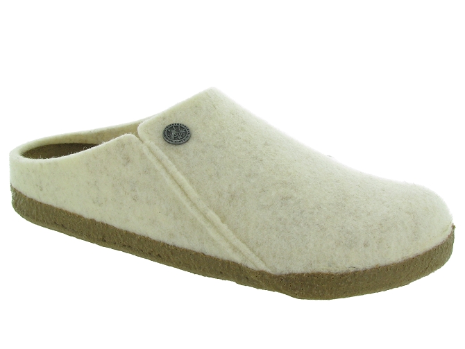 chaussons et pantoufles - Mules Sabots - femme - Laine - Beige - Birkenstock