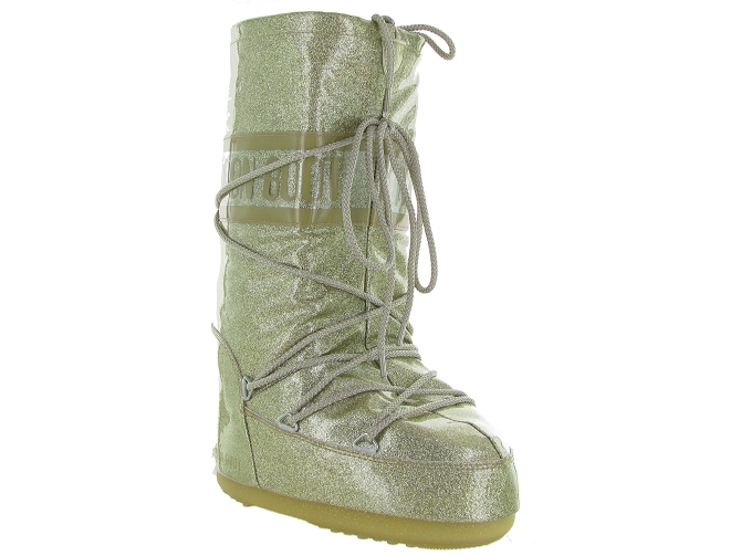apres ski bottes fourrees - Moon boot - femme - Synthétique - Or - Moon boot