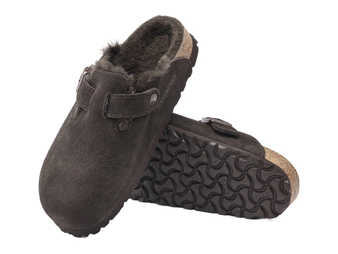 chaussons et pantoufles - Mules Sabots - homme - Nubuck - Marron - Birkenstock6302902_4