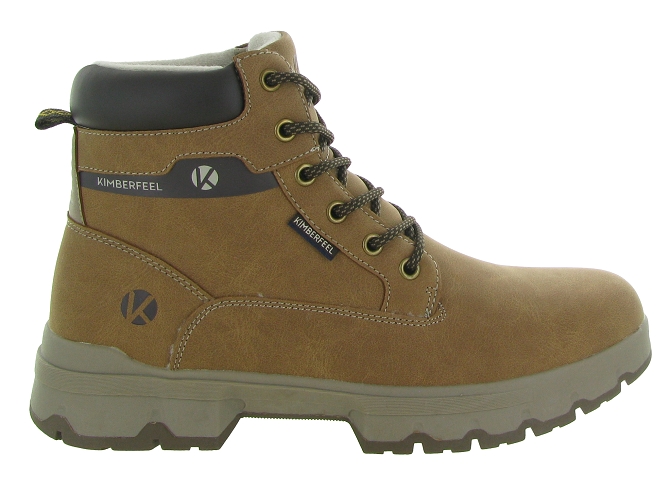 chaussures a lacets - Confort et décontracté - homme - Synthétique - Camel - Kimberfeel6303702_2