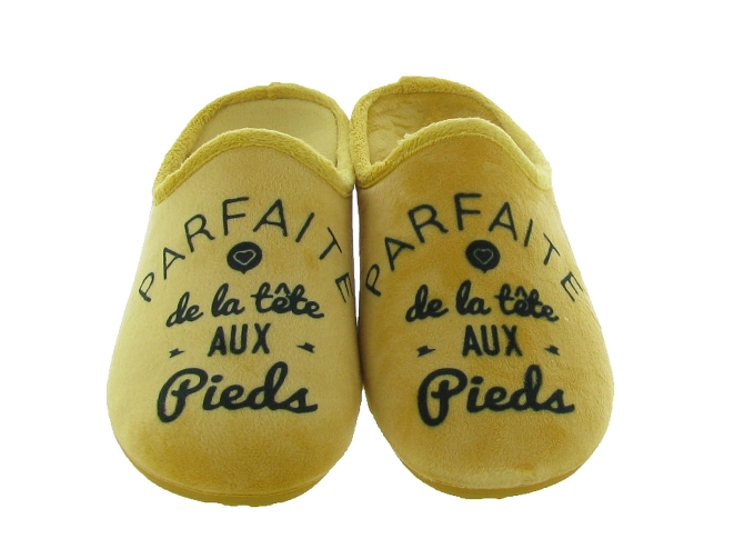 La maison de l espadrille chaussons et pantoufles 102 6 jaune