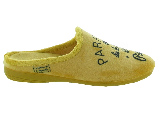 La maison de l espadrille chaussons et pantoufles 102 6 jaune6311801_3
