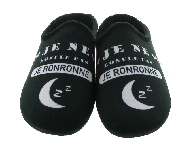 chaussons et pantoufles - Mules Sabots - homme - Synthétique - Noir - La maison de l espadrille
