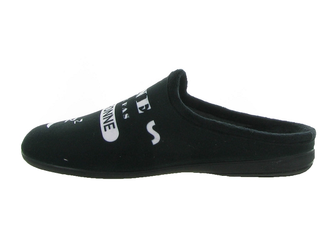 chaussons et pantoufles - Mules Sabots - homme - Synthétique - Noir - La maison de l espadrille6312001_5