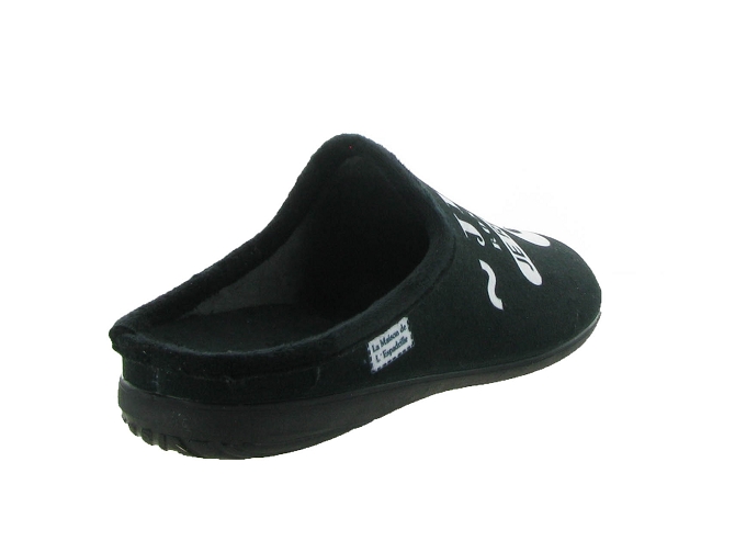 chaussons et pantoufles - Mules Sabots - homme - Synthétique - Noir - La maison de l espadrille6312001_6