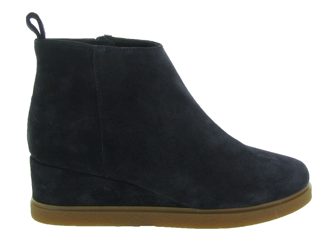 bottines et boots - Classique & Chic - femme - Nubuck - Bleu Marine - Unisa6313701_2