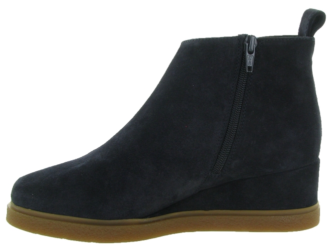 bottines et boots - Classique & Chic - femme - Nubuck - Bleu Marine - Unisa6313701_4