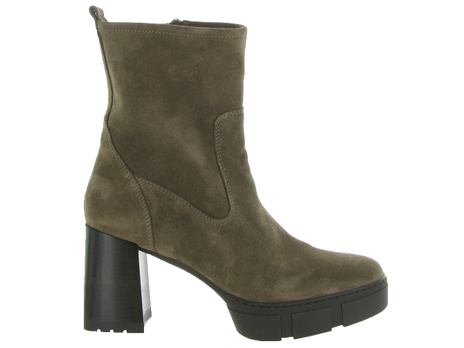 bottines et boots - Classique & Chic - femme - Cuir - Taupe - Unisa6314402_2