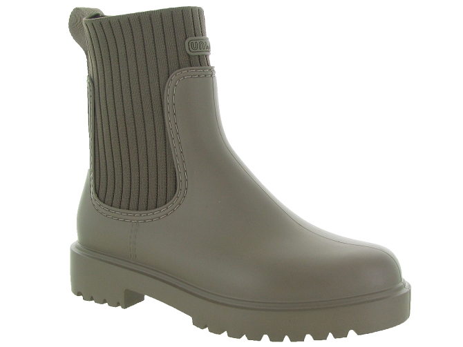 bottines et boots - Chaussette - femme - Synthétique - Taupe - Unisa