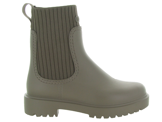 bottines et boots - Chaussette - femme - Synthétique - Taupe - Unisa6314602_2