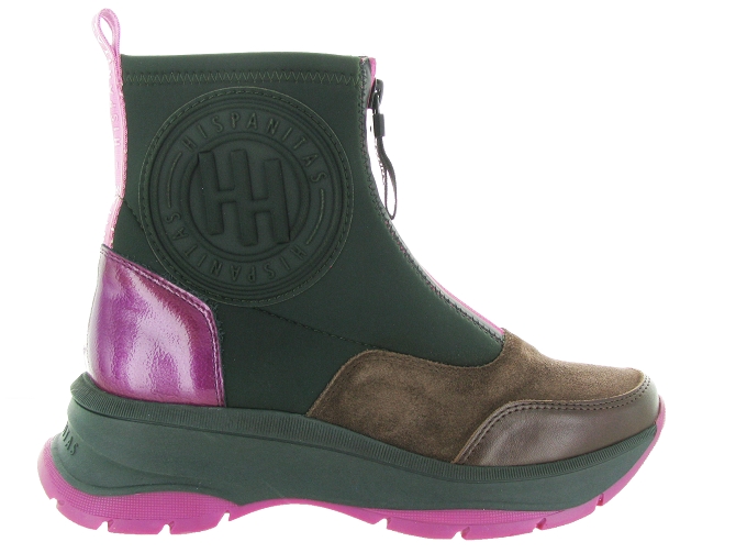 bottines et boots - Casual - femme - Synthétique - Kaki - Hispanitas6315501_2