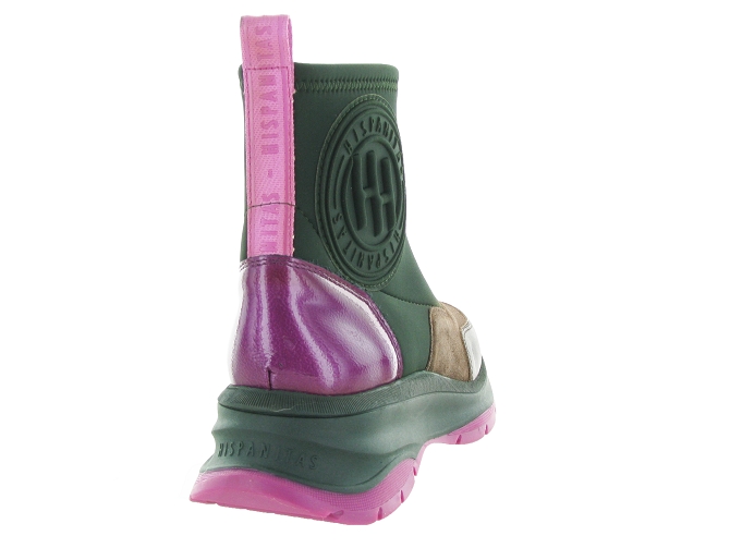 bottines et boots - Casual - femme - Synthétique - Kaki - Hispanitas6315501_5