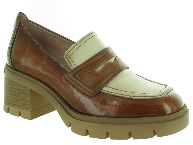 mocassins - Elégant - femme - Cuir - Marron - Hispanitas
